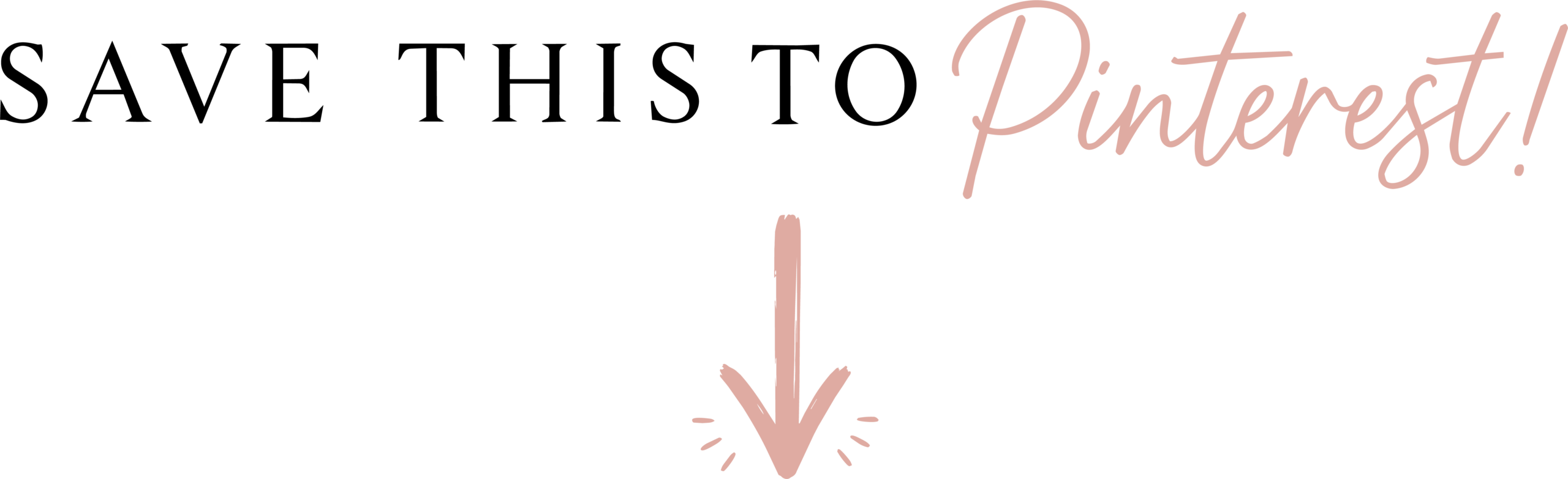 Save This To Pinterest Arrow